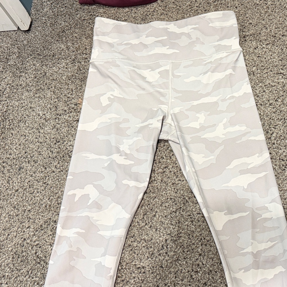 Athleta Neutral Camo High-Rise Leggings